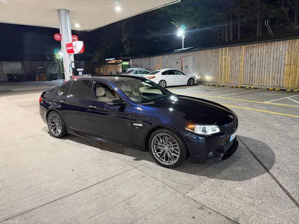 BMW 5-Series Saloon, Petrol Hybrid, 2013, Blue