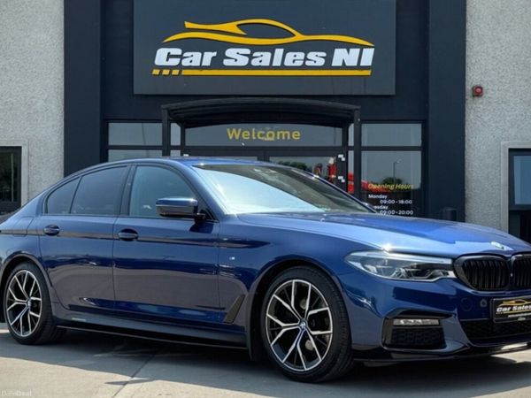 BMW 5-Series Saloon, Diesel, 2018, Blue