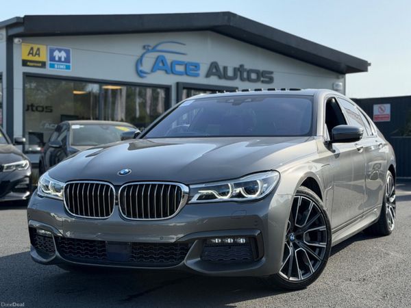 BMW 7-Series Saloon, Petrol Plug-in Hybrid, 2017, Grey