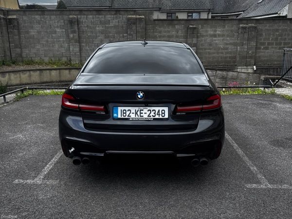 BMW 5-Series Saloon, Petrol Plug-in Hybrid, 2018, Grey