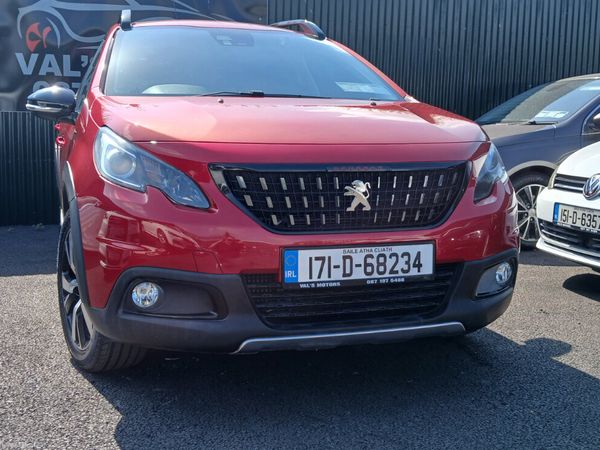 Peugeot 2008 SUV, Petrol, 2017, Red