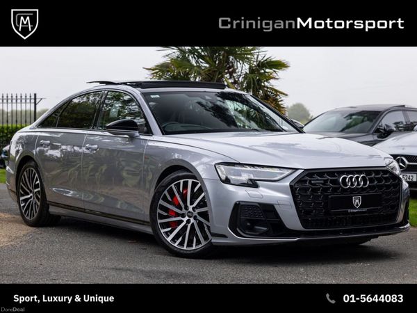Audi A8 Saloon, Petrol Plug-in Hybrid, 2023, Silver