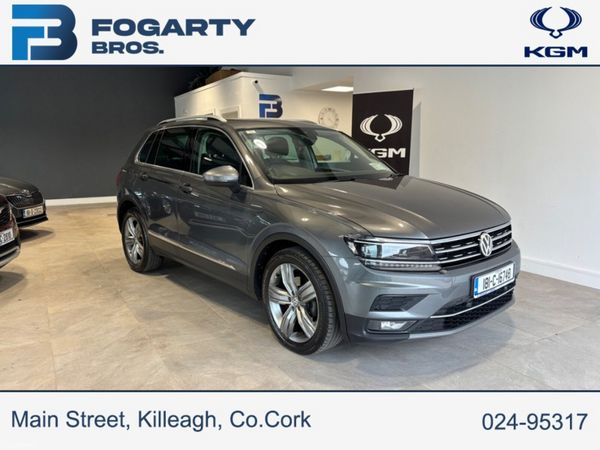 Volkswagen Tiguan SUV, Diesel, 2018, Grey