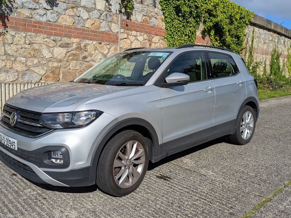 Volkswagen T-Cross Hatchback, Petrol, 2020, Silver
