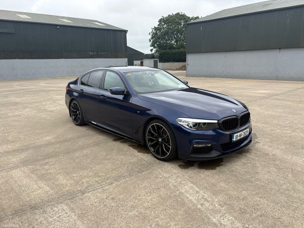 BMW 5-Series Saloon, Diesel, 2018, Blue