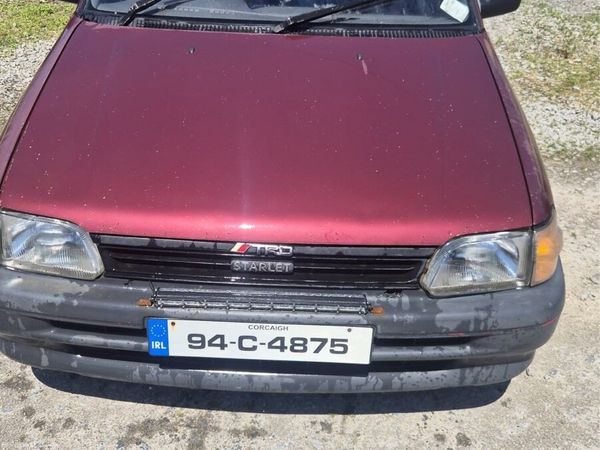 Toyota Starlet Hatchback, Petrol, 1994, Red