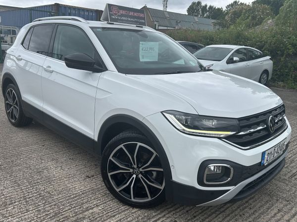Volkswagen T-Cross SUV, Petrol, 2021, White
