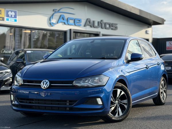 Volkswagen Polo Hatchback, Petrol, 2019, Blue