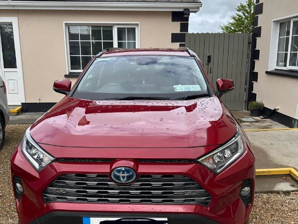 Toyota RAV4 SUV, Petrol Hybrid, 2021, Red