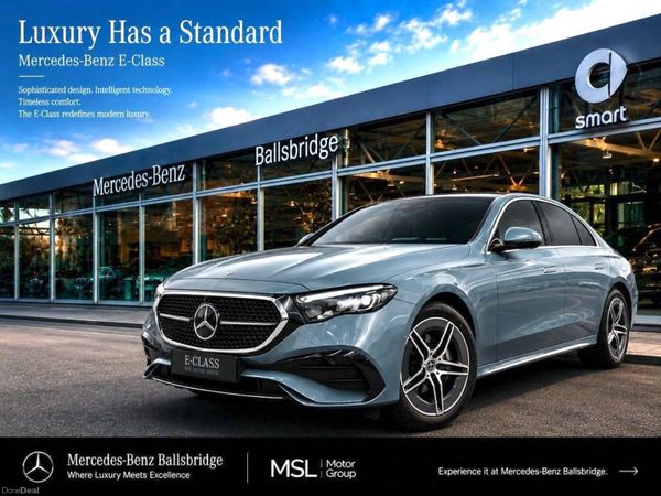 Mercedes-Benz E-Class Saloon, Petrol Plug-in Hybrid, 2026, Silver