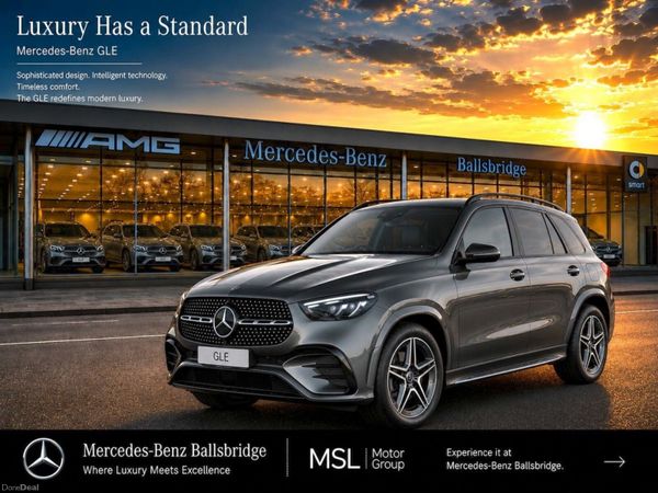 Mercedes-Benz GLE SUV, Petrol Plug-in Hybrid, 2026, Black