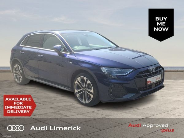 Audi A3 Hatchback, Petrol Plug-in Hybrid, 2025, Blue