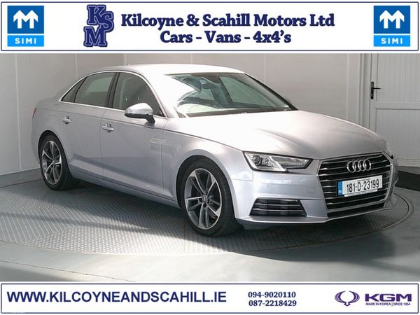 Audi A4 Saloon, Diesel, 2018, Grey