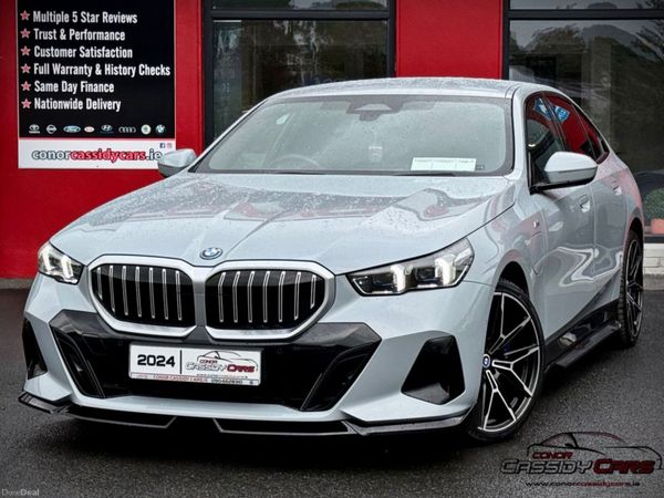 BMW 5-Series Saloon, Petrol Hybrid, 2024, Grey