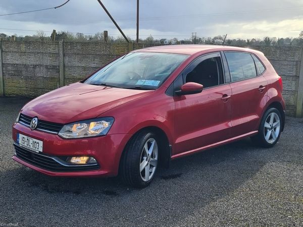 Volkswagen Polo Hatchback, Diesel, 2015, Red