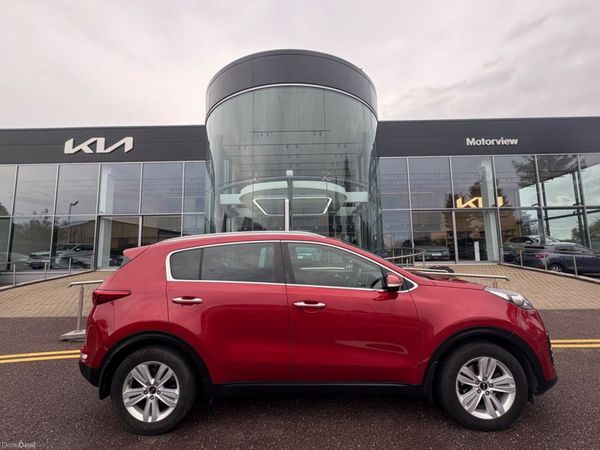 Kia Sportage SUV, Diesel, 2017, Red
