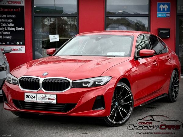 BMW 3-Series Saloon, Petrol Hybrid, 2024, Red