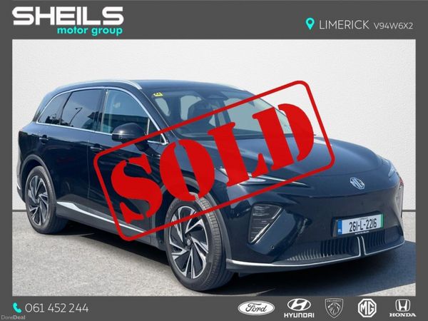 MG MGS6 Hatchback, Electric, 2026, Black