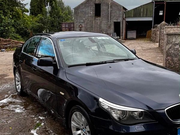 BMW 5-Series Saloon, Diesel, 2008, Blue