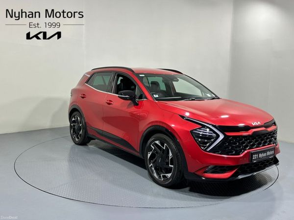 Kia Sportage SUV, Diesel Hybrid, 2022, Red