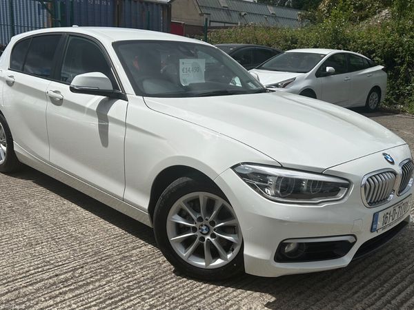 BMW 1-Series Hatchback, Petrol, 2016, White