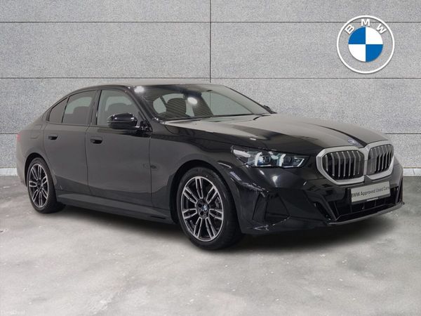 BMW 5-Series Saloon, Petrol Plug-in Hybrid, 2026, Black