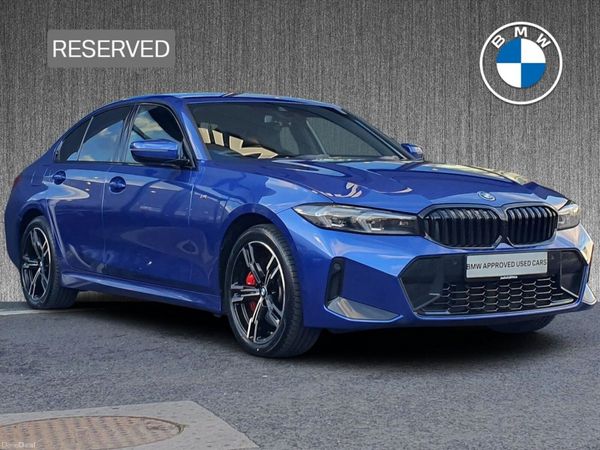 BMW 3-Series Saloon, Petrol Plug-in Hybrid, 2025, Blue