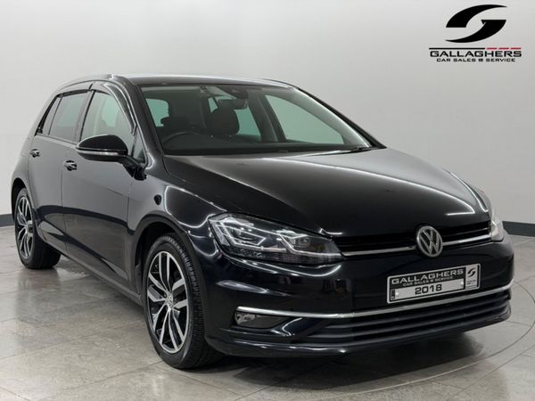 Volkswagen Golf Hatchback, Petrol, 2018, Black