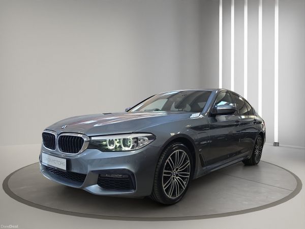 BMW 5-Series Saloon, Petrol Plug-in Hybrid, 2019, Blue