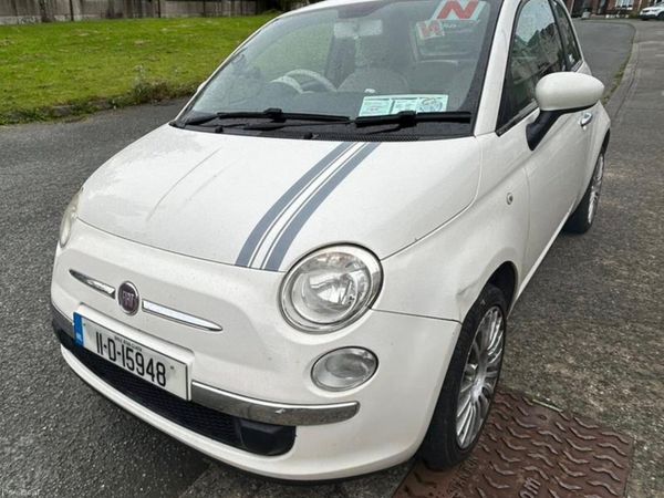 Fiat 500 Hatchback, Petrol, 2011, White