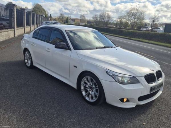 BMW 5-Series Saloon, Diesel, 2009, White