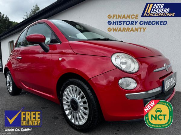 Fiat 500 Hatchback, Petrol, 2011, Red