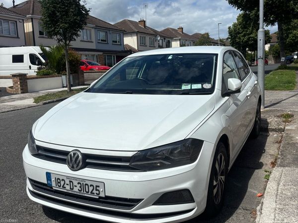 Volkswagen Polo Hatchback, Petrol, 2018, White