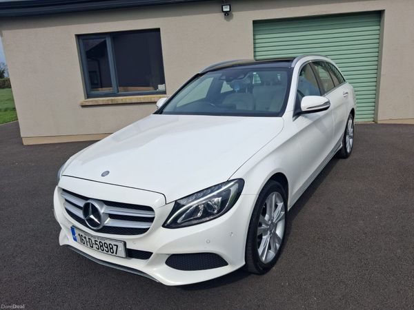 Mercedes-Benz C-Class Estate, Petrol Plug-in Hybrid, 2016, White