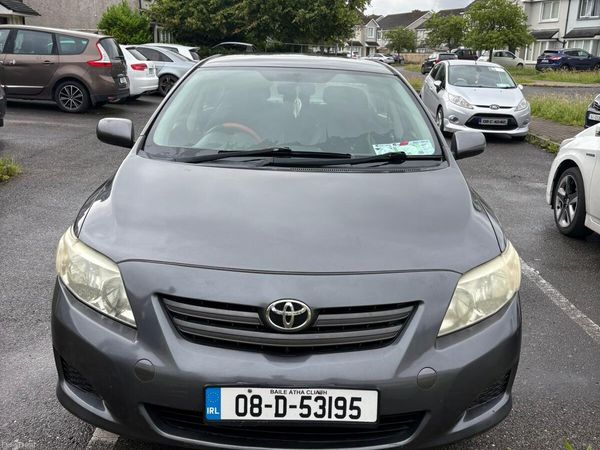 Toyota Corolla Saloon, Petrol, 2008, Grey