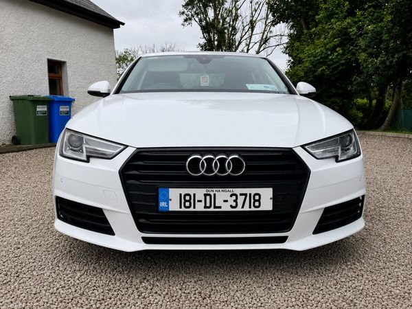 Audi A4 Saloon, Diesel, 2018, White