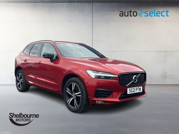 Volvo XC60 Estate, Petrol Hybrid, 2021, Red