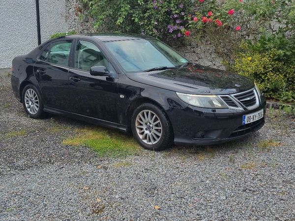 Saab 9-3 Saloon, Ethanol Petrol, 2008, Black