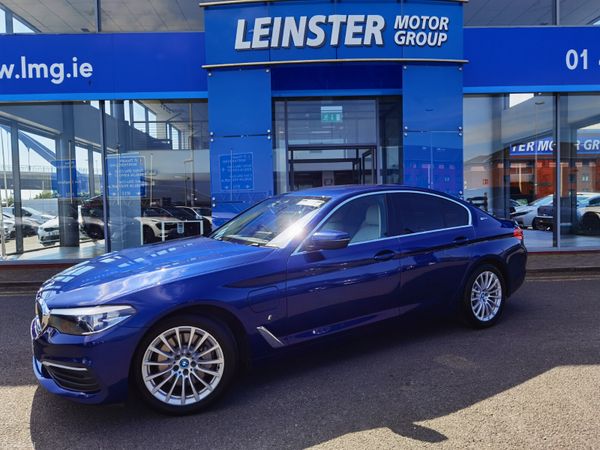 BMW 5-Series Saloon, Petrol Plug-in Hybrid, 2019, Blue