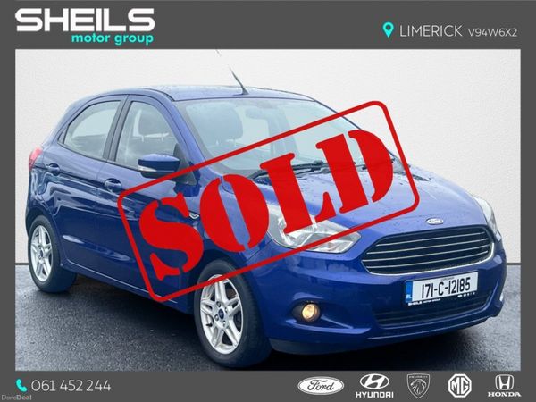 Ford KA Hatchback, Petrol, 2017, Blue