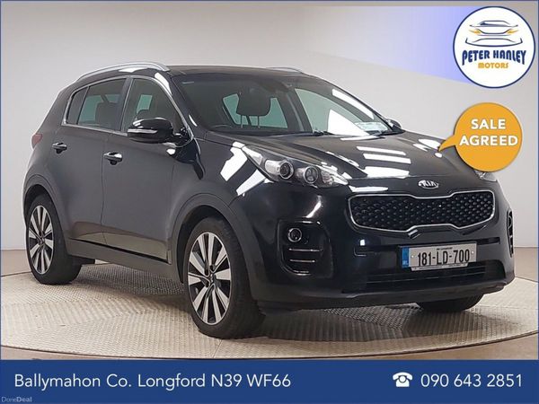 Kia Sportage SUV, Diesel, 2018, Black