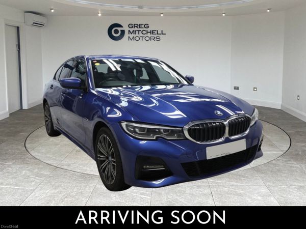 BMW 3-Series Saloon, Petrol Hybrid, 2022, Blue