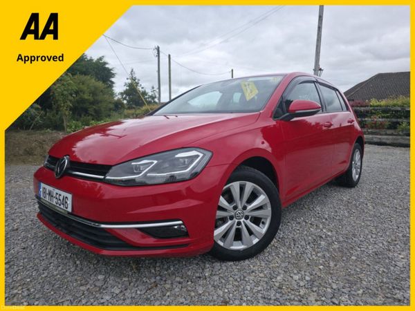 Volkswagen Golf Hatchback, Petrol, 2018, Red