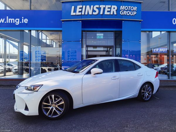 Lexus IS Saloon, Petrol Hybrid, 2019, White