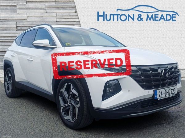 Hyundai Tucson SUV, Petrol Hybrid, 2024, White