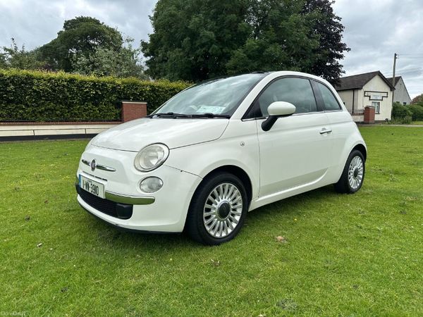 Fiat 500 Hatchback, Petrol, 2011, White