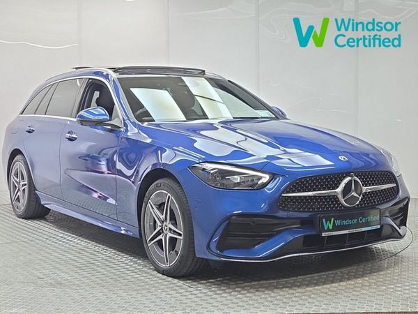 Mercedes-Benz C-Class Estate, Petrol Plug-in Hybrid, 2024, Blue
