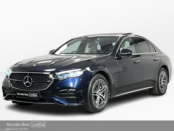 Mercedes-Benz E-Class Saloon, Diesel Plug-in Hybrid, 2024, Blue