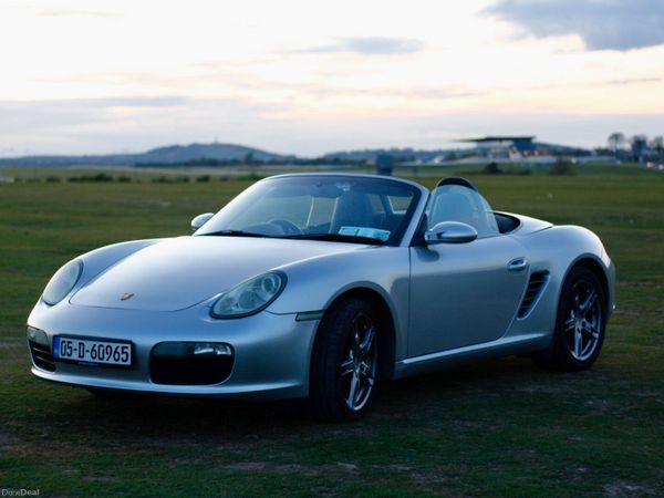 Porsche Boxster Convertible, Petrol, 2005, Silver