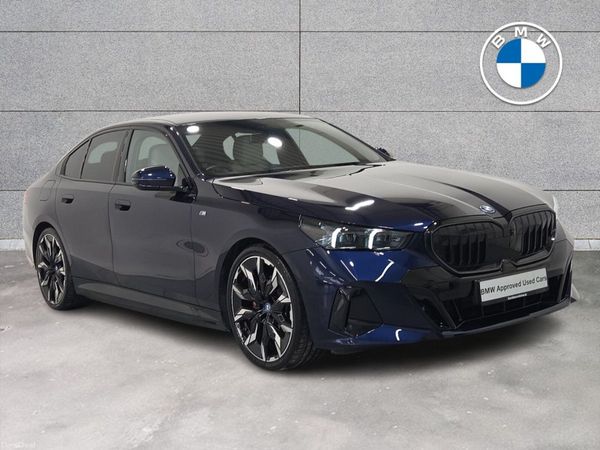 BMW 5-Series Saloon, Petrol Plug-in Hybrid, 2024, Blue